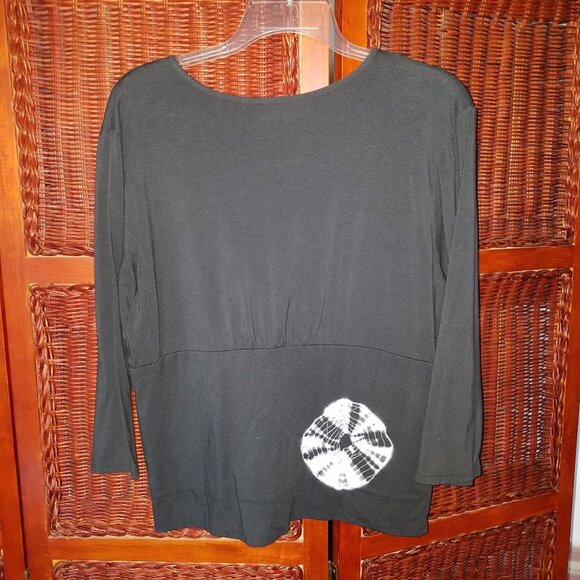 Soft Surroundings Tie Dye Top Petite Large Made in USA - Picture 8 of 12